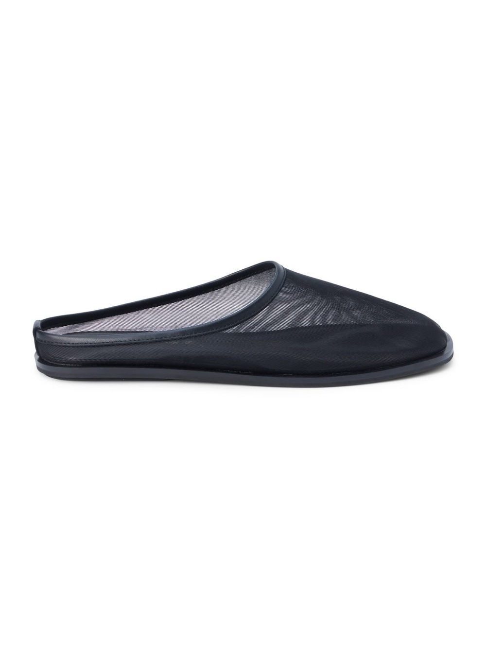 Matisse Black Mesh Slip-On Ballet Mule
